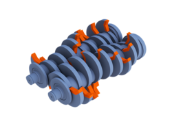 Doppstadt CoreShred - Betonwellen