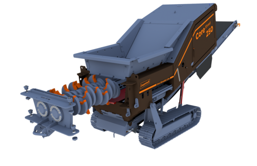 Doppstadt CoreShred 250 - Betonwellen ausbau