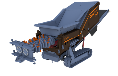 Doppstadt CoreShred 250 - Betonwellen ausbau